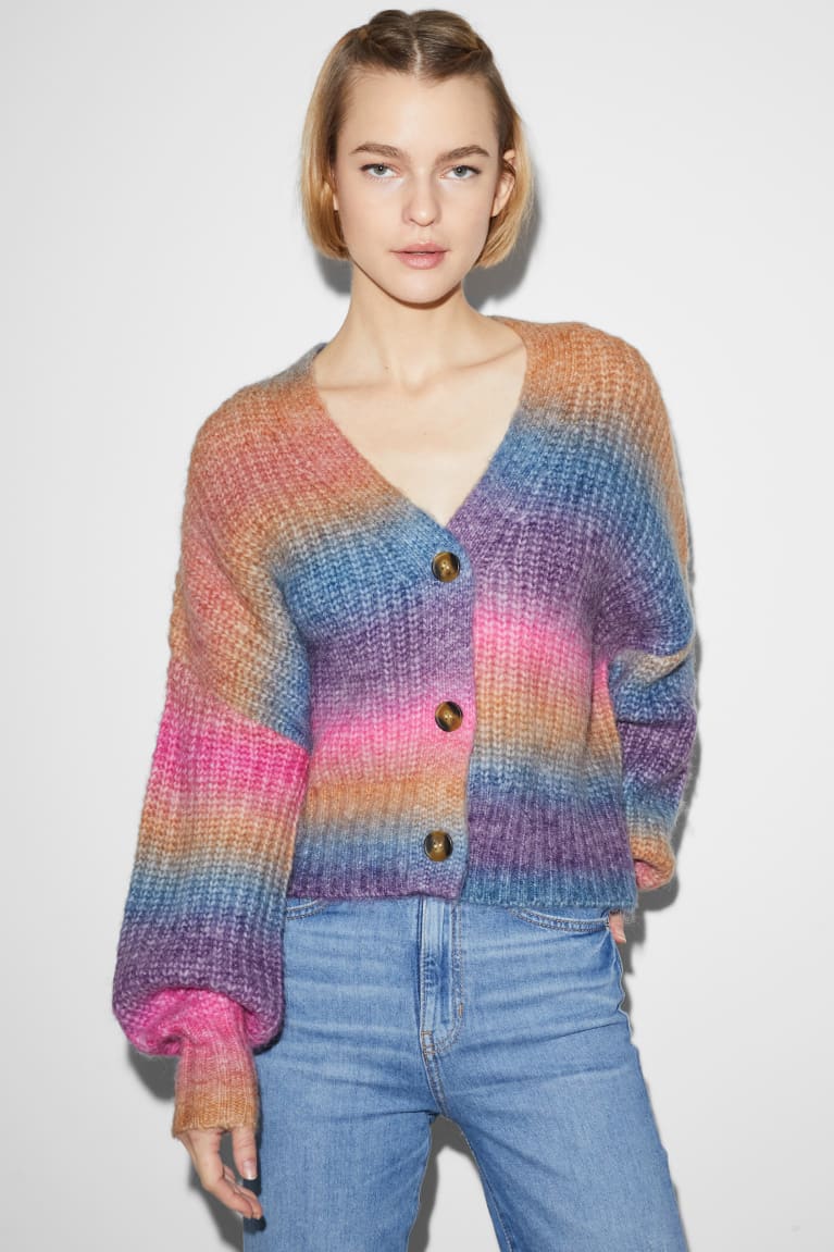 Cardigan C&A Clockhouse Feminino Multicoloured | 69450JWZO