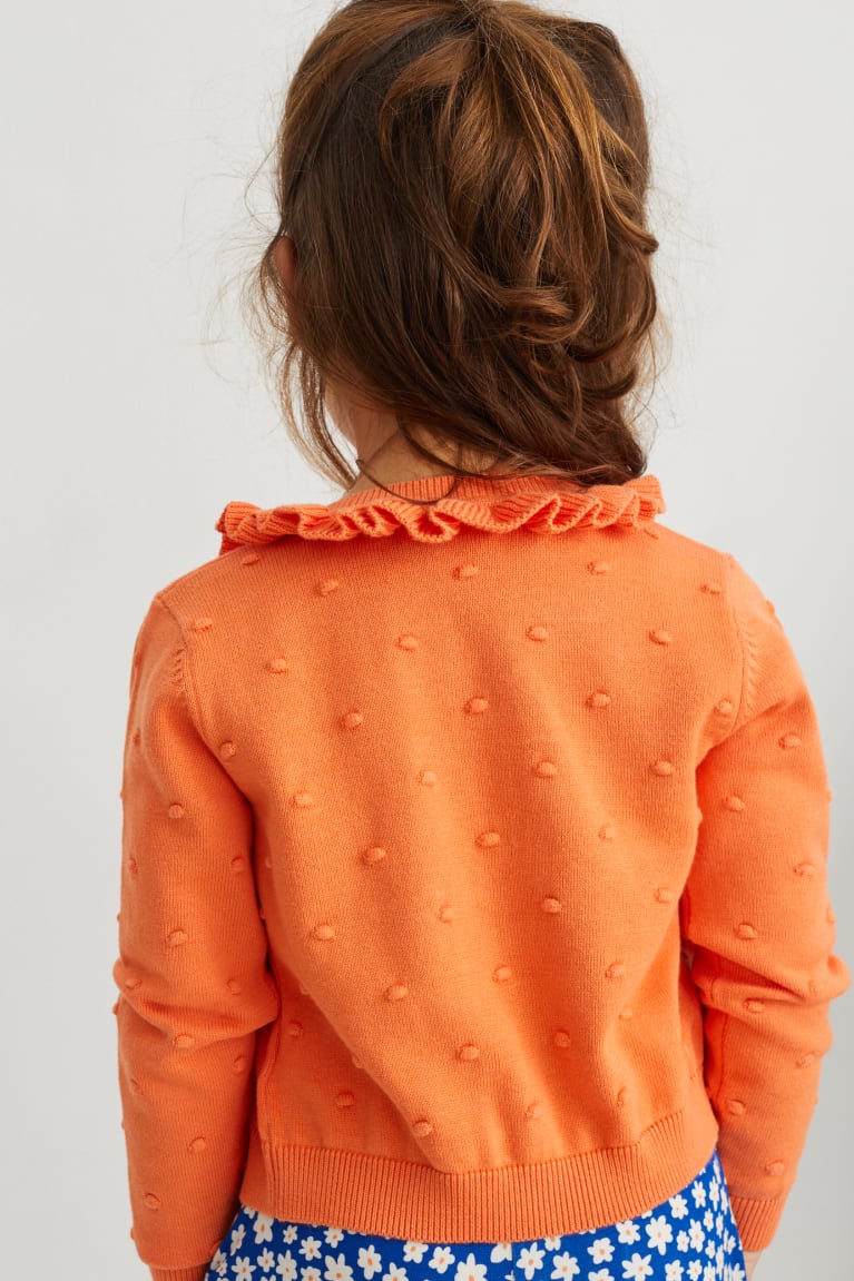 Cardigan C&A Menina Laranja | 45682WBAJ