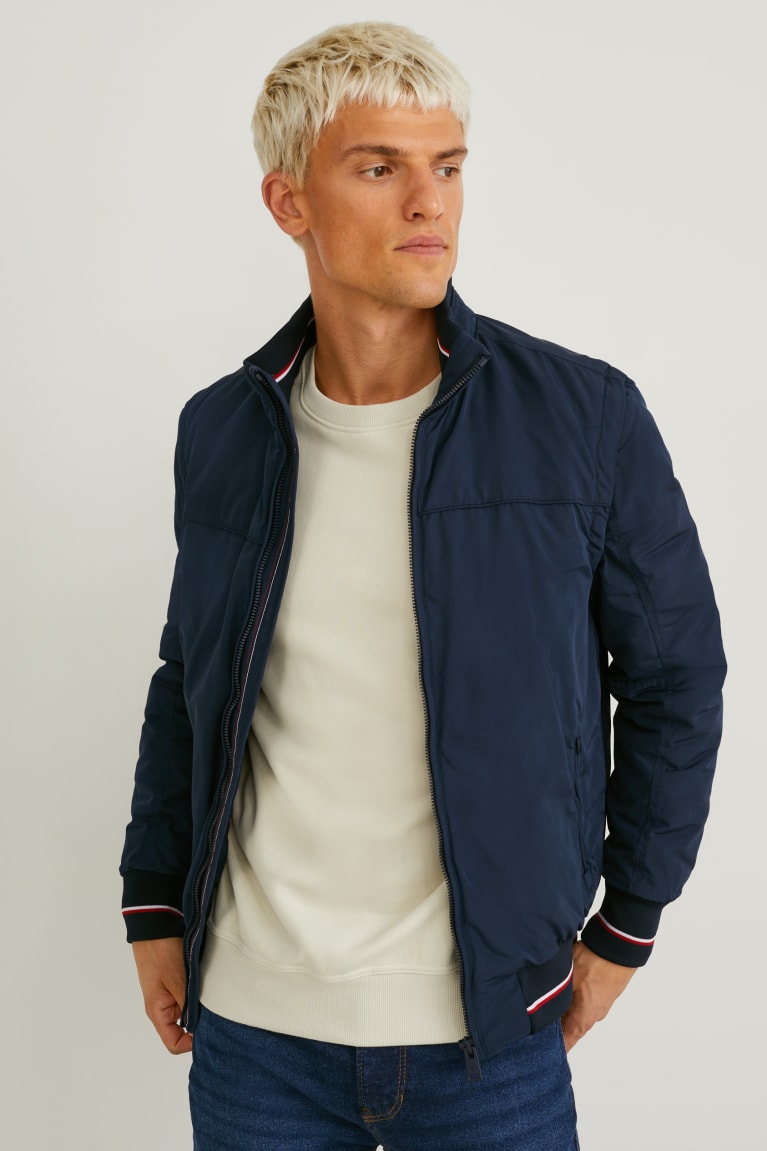 Casaco C&A 2-in-1 Bomber Masculino Azuis Escuro | 73826EWGQ