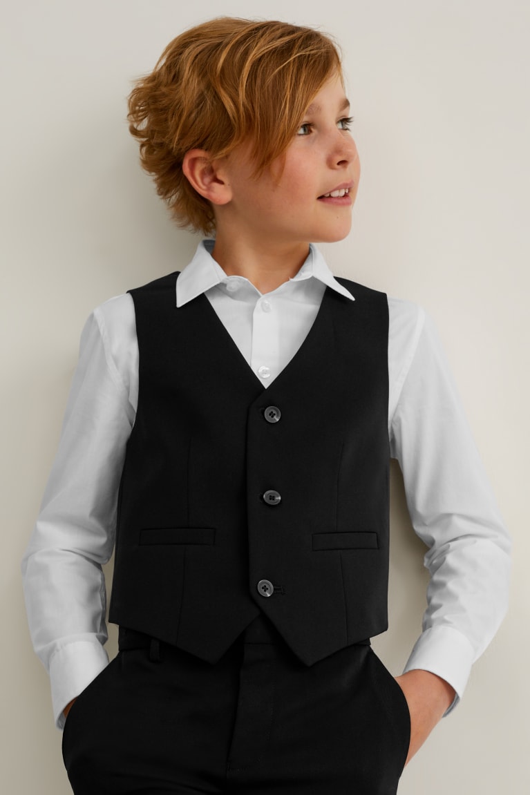 Casaco C&A Mix-and-match Suit Waistcoat Menina Pretas | 75610CEYD