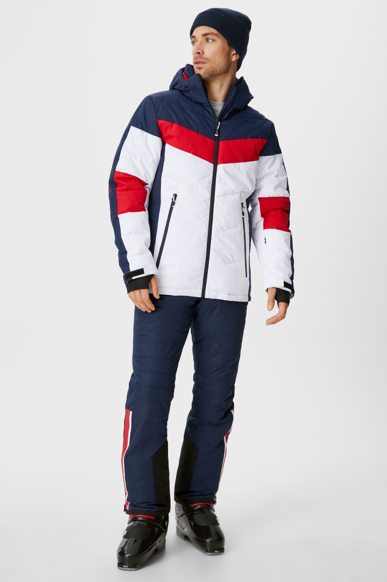 Casaco C&A Ski With Hood Masculino Branco | 98250FZJI