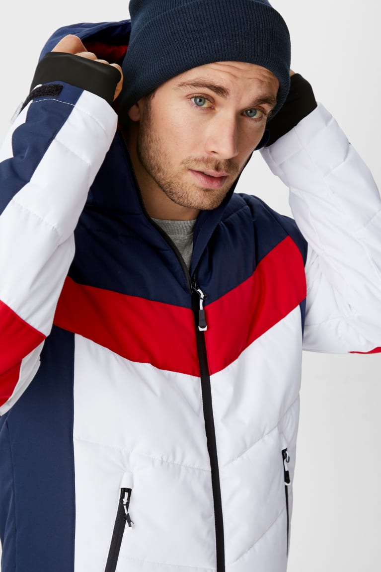 Casaco C&A Ski With Hood Masculino Branco | 98250FZJI