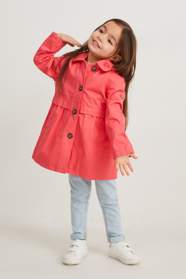 Casaco C&A With Hood Menina Rosa | 21905JCEK