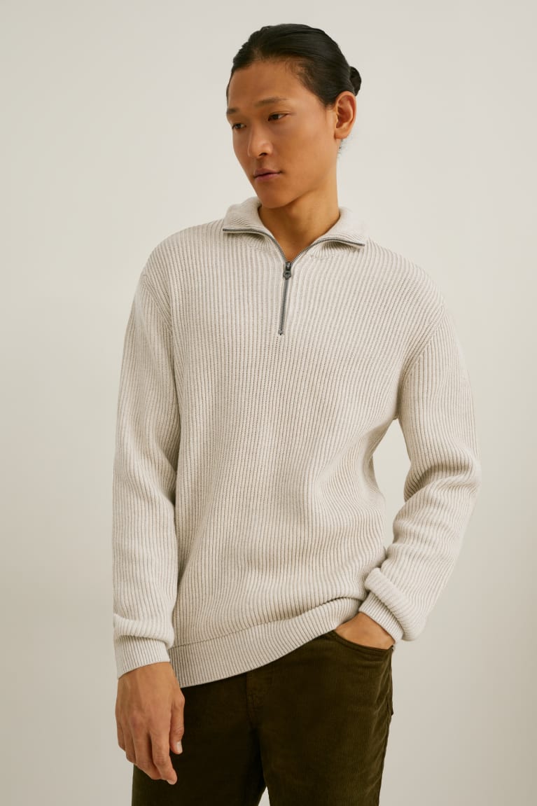 Jumpers C&A Masculino Branco | 54392WIXV