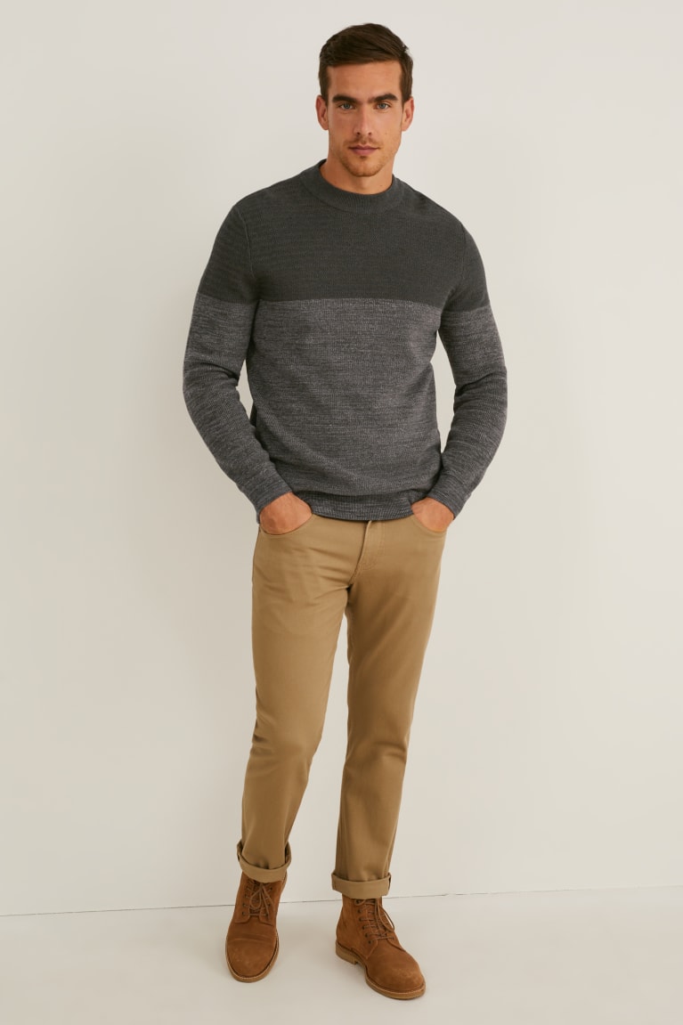 Jumpers C&A Masculino Verdes Escuro | 64291PGBS