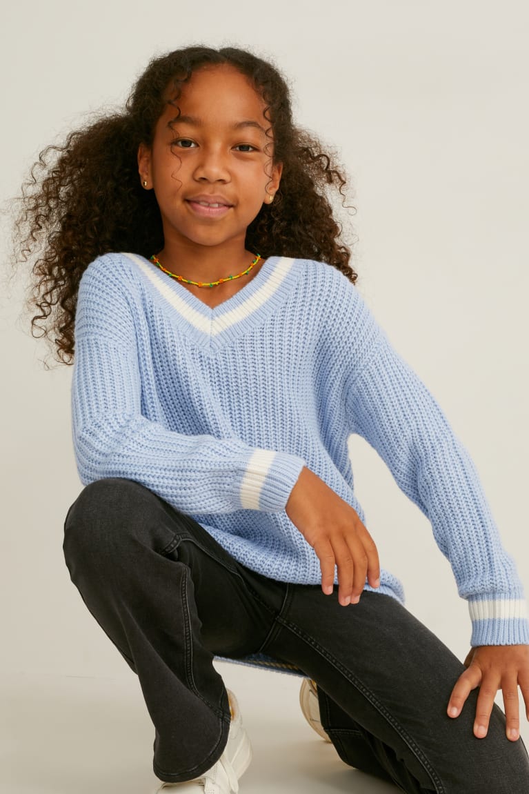 Jumpers C&A Recycled Menina Luz Azuis | 70423KPOV