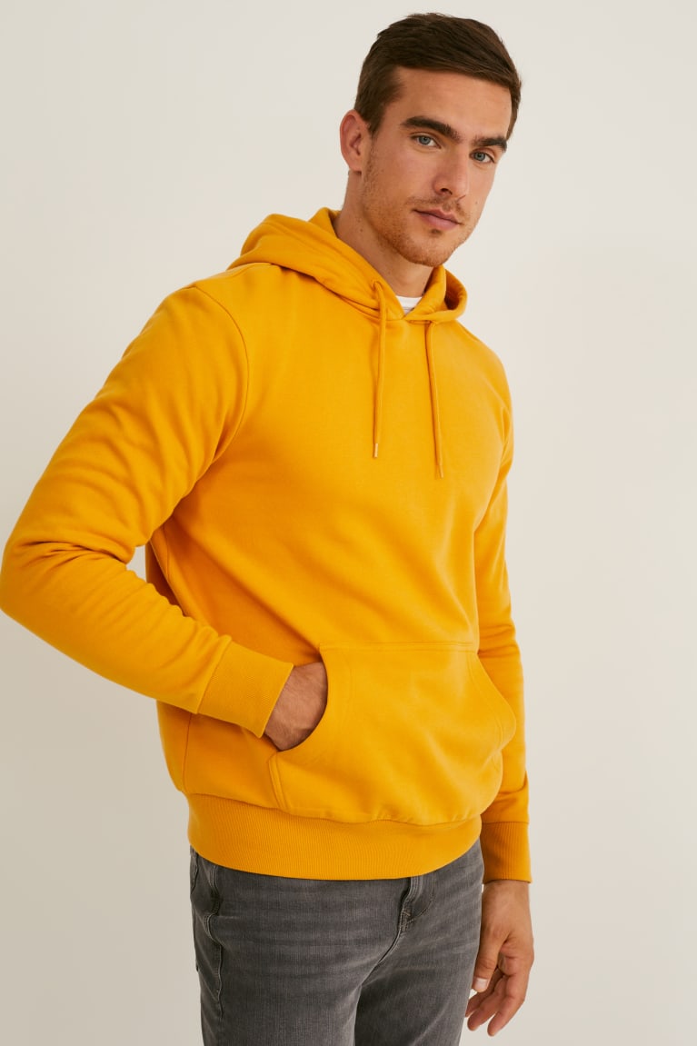 Moletons C&A Organic Algodão Masculino Luz Laranja | 85149KLHZ