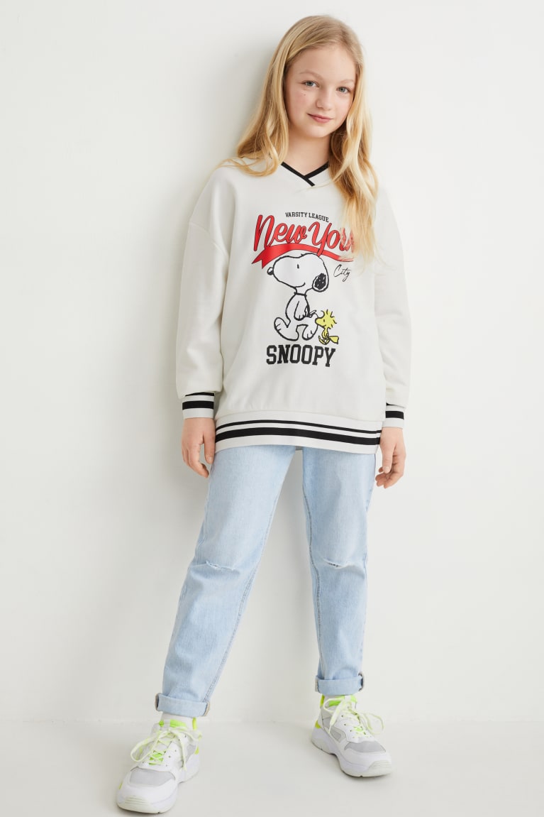 Moletons C&A Peanuts Menina Branco | 89037VLIH