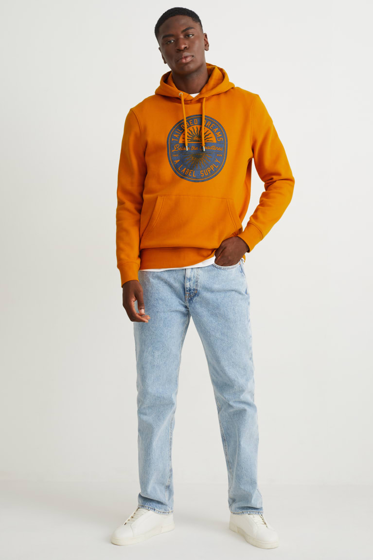 Moletons C&A With Recycled Polyester Masculino Laranja Escuro | 67183TMQC