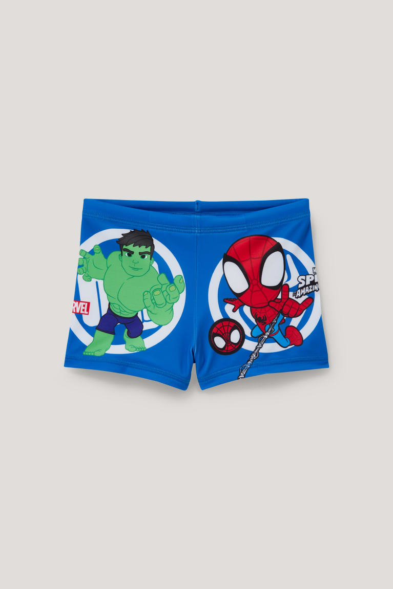 Roupa De Banho C&A Marvel Swim Lycra® Xtra Life™ Menino Azuis | 84293QIOY