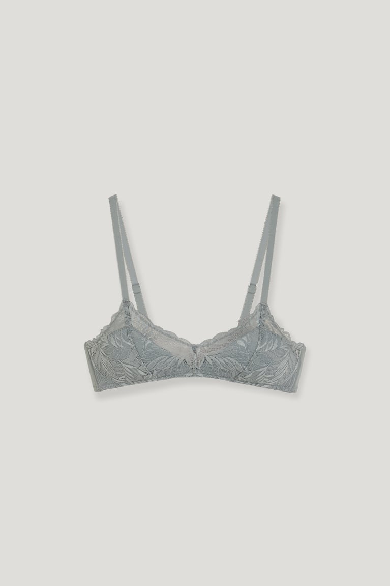 Roupa Interior C&A Bralette Acolchoado Lycra® Feminino Verdes | 42897FQJO