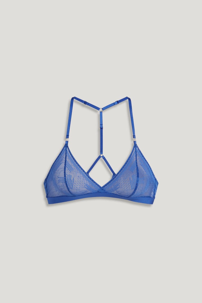 Roupa Interior C&A Bralette Feminino Azuis | 06824YQVD