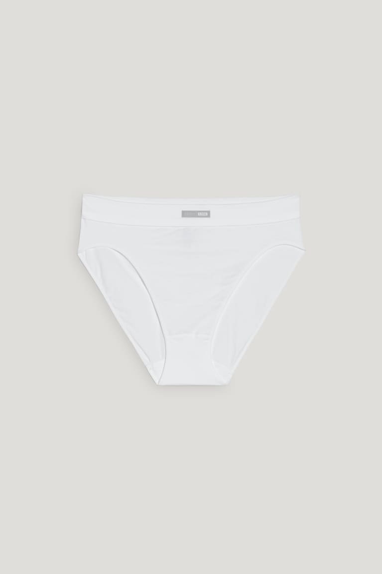 Roupa Interior C&A Briefs Organic Algodão Feminino Branco | 04169MQOA