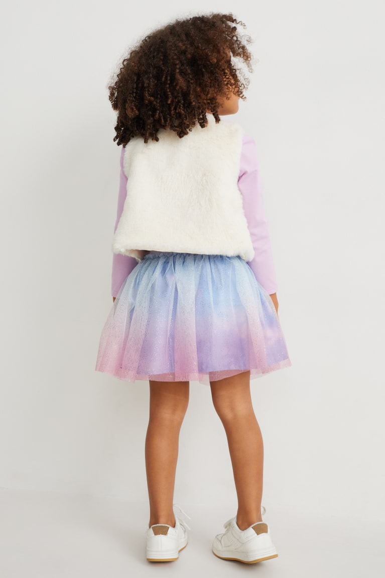 Saias C&A Frozen Set Long Sleeve , WaistAnd Menina Luz Roxo | 25708WKJN