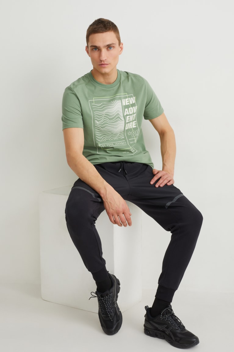 Tops C&A Active Masculino Verdes | 02794FOAK