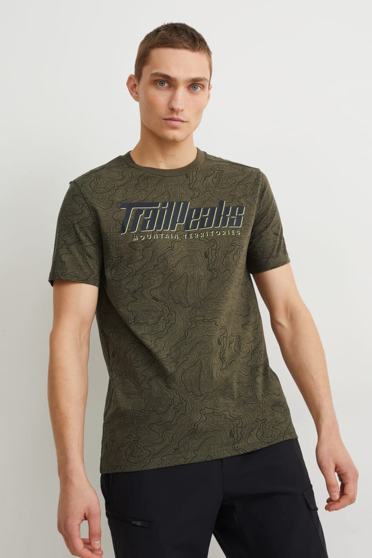 Tops C&A Active Masculino Verdes Escuro | 46803XFIQ