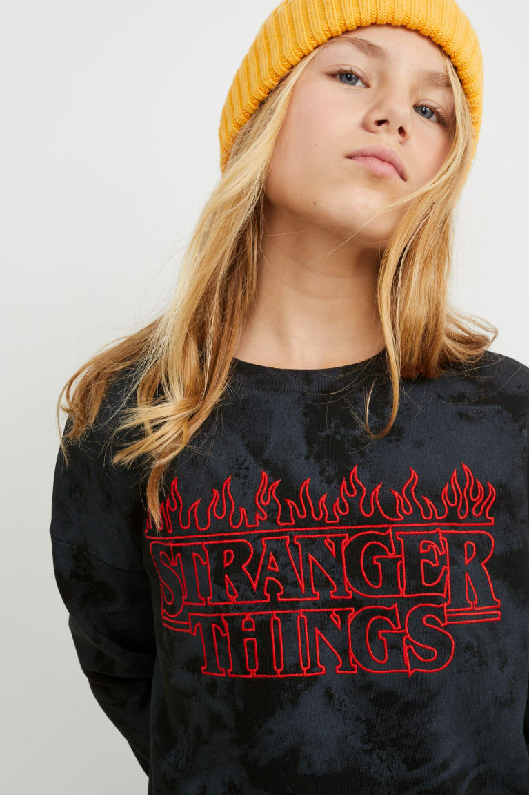 Vestidos C&A Stranger Things Menina Pretas | 34186BXSL